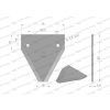 Nóż żniwny 82x76x2.8mm otwór 5.5 zastosowanie S82 New Holland WARYŃSKI-21456