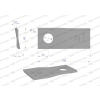 Nóż. nożyk kosiarka lewy 100X40X3mm otwór 19 zastosowanie RS 100/3 Sipma WARYŃSKI-21466