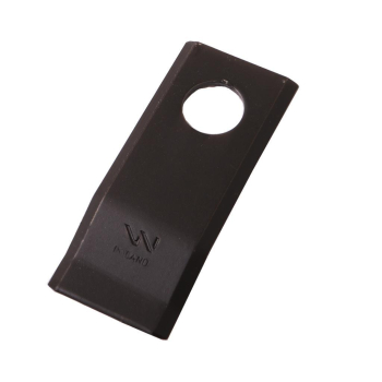 Nóż. nożyk kosiarka gięty 96X40X3mm otwór 19 zastosowanie 06561544 Deutz Fahr Kverneland WARYŃSKI