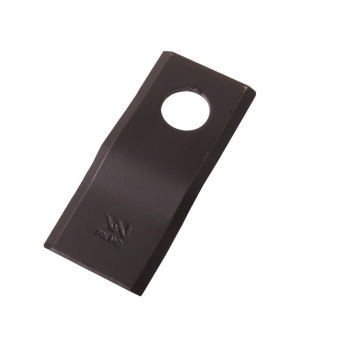 Nóż. nożyk kosiarka gięty 108x46x3mm otwór 21 zastosowanie CM120-108 PZ WARYŃSKI