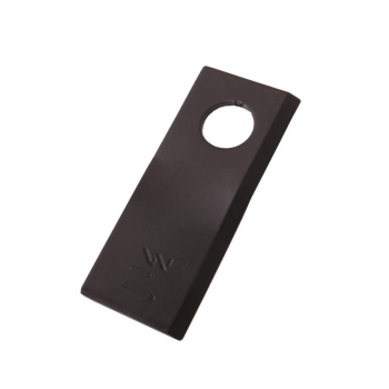Nóż. nożyk kosiarka lewy 100X40X3mm otwór 19 zastosowanie RS 100/3 Sipma WARYŃSKI