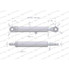 Cylinder hydrauliczny - siłownik dwustronny CJ2F-63/36/200 (90 stopni) Waryński-21630