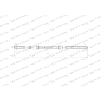 Linka - Hamulec L-1070mm 69112738 ZETOR Waryński-21652