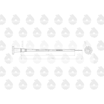 Linka - Gaszenie silnika L-1250mm C-360 3P ORYGINAŁ URSUS-21670