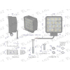 Lampa robocza kwadratowa 48W 16 LED GLANZ-21802