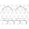 Komplet Półpierścieni P-1 (I szlif) 31137211 MF-3 ORYGINAŁ URSUS-22845