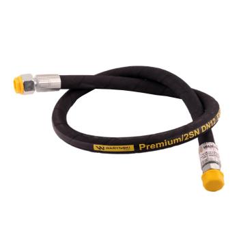 Przewód hydrauliczny 275 bar gwint M22x1.5 proste L-1100mm DN12-2SN (AB-13-1100; P11P21) Cyklop (7214/07-099/0)  27.5MPa Waryński