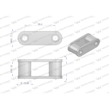 Ogniwo łańcucha 38.4V Waryński-23261