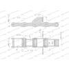 Łańcuch podajnika S55 łapka SD co 6 ogniwa 5m Waryński-23429