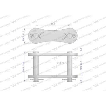 Zamek łańcucha S51 Waryński-23401