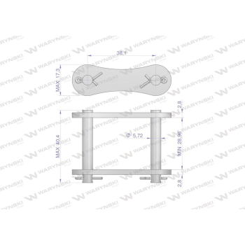 Zamek łańcucha S52 Waryński-23420