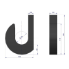 Hak łyżki ładowacza stalowy fi-50-23730