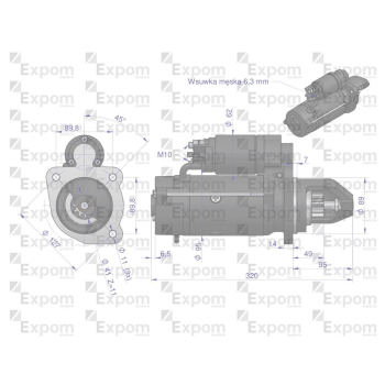 Rozrusznik AZF4369 Case Nowy Typ EXPOM KWIDZYN eu-24318