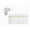 Kolanko hydrauliczne nastawne calowe BB 1/4" x 3/8" BSP z regulacją Waryński