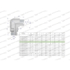 Kolanko hydrauliczne nastawne calowe BB 3/8" x 3/8" BSP z regulacją Waryński