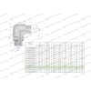 Kolanko hydrauliczne nastawne calowe BB 3/4" x 1" BSP z regulacją Waryński