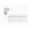 Kolanko hydrauliczne nastawne BB M12x1.5 06L x 1/8" BSP z regulacją Waryński