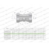 Złączka hydrauliczna redukcyjna calowa AA 3/8" x 1/2" BSP Waryński