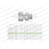 Przyłączka hydrauliczna AB  M22x1.5 15L x 1/2" BSP ED Waryński