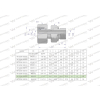 Przyłączka hydrauliczna AB (EVGE) M36x2 28L x 1" BSP ED Waryński