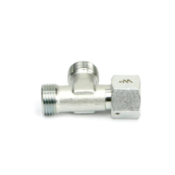 Trójnik hydrauliczny niesymetryczny metryczny BBA M14x1.5 08L  Waryński-25494