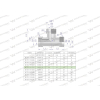 Trójnik hydrauliczny metryczny BBB M22x1.5 15L  Waryński