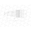 Szybkozłącze hydrauliczne gniazdo EURO M22x1.5 GZ Push-pull long (9100822GL) VOIMA-27007