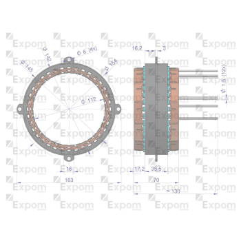Stojan alternatora 0123510074EX Nowy Typ EXPOM KWIDZYN eu-27077