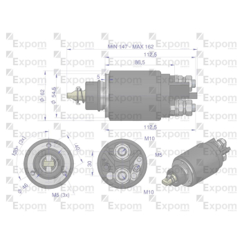 Wyłącznik rozrusznika MS101EX EXPOM KWIDZYN eu-27140