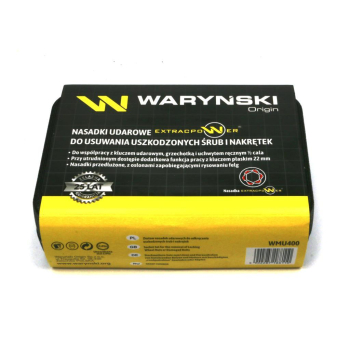 Zestaw nasadek udarowych 1/2 z uchwytem kluczowym. do awaryjnego odkręcania 5 el Waryński-27246