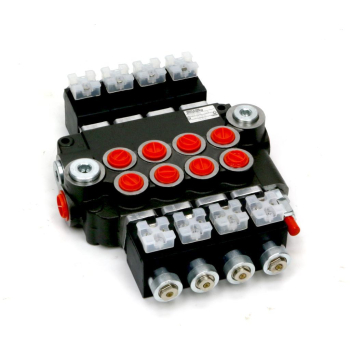 Rozdzielacz hydrauliczny 4-sekcyjny sterowany elektrycznie (12V) 80L-27340
