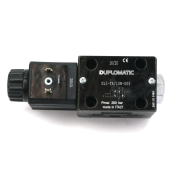 Rozdzielacz (elektrozawór) DL3-TA02/10N-D12 12V DC (cewka x 1) Compact 280bar. 50l/min Duplomatic-27568