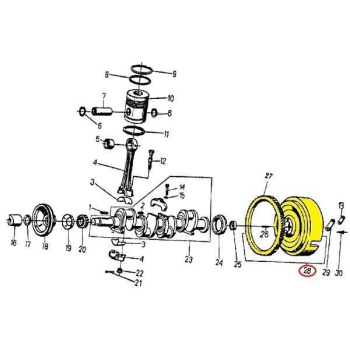 Koło zamachowe n.t. C-360 Skropol-2757