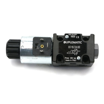 Rozdzielacz (elektrozawór) DS3-TA02/11N-D12 12V DC (cewka x 1) Heavy 350bar. 100l/min Duplomatic-27616