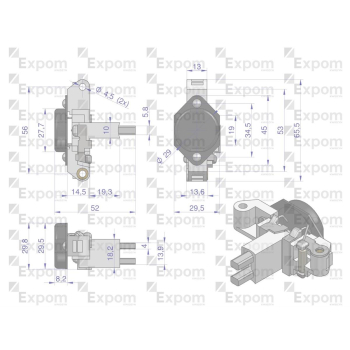Regulator napięcia 0123510074EX Nowy Typ EXPOM KWIDZYN eu-27921