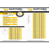 Koło zębate hartowane tarcza 10B-1 (R1 5/8) Z-20 Waryński-28032