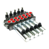 Rozdzielacz hydrauliczny (80 l/m) 5 sekc.ster. Ręczno elektryczne 24 DC-28416