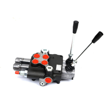 Rozdzielacz hydrauliczny dwusekcyjny (2-sekcyjny) 2-sekcje pływające 80L-28705