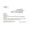 Rozdzielacz (elektrozawór NG 10) DL5-SA2/10N-D12K1 12VDC (cewka x 1) Compact 320bar. 125l/min Duplomatic-28922