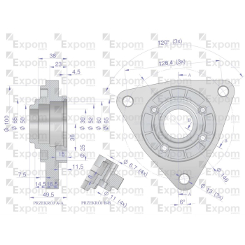 Głowica rozrusznika T-25 MTZ typu Magneton 9142780 Blue Line EXPOM KWIDZYN-29539