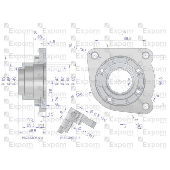 Głowica rozrusznika Fiat typu Magneton 9142744 Blue Line EXPOM KWIDZYN-29622