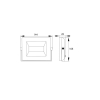 Naświetlacz, Lampa LED SMD 230V 20W 4000K 1640LM IP65 CZARNY-29972