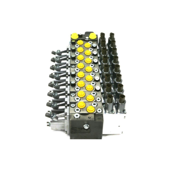 Rozdzielacz 8 sekcyjny (80/80.80/80.80/80.40/40.40/40.40/40.65/65.65/65) 120 l/min. prop. LS. opcja dźwigni. 12VDC-3018