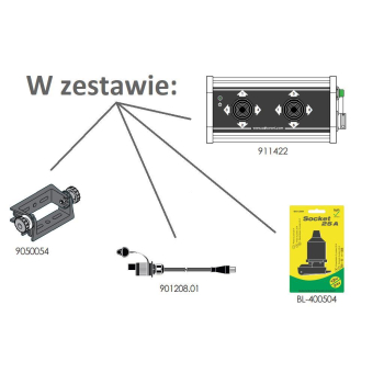 Panel z dwoma joystickami 4-pozycyjnymi. 12VDC-30321