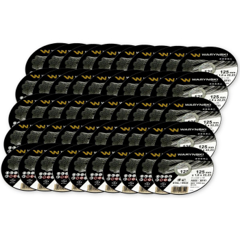 Tarcza do cięcia metalu 125 x1.0 x22.23 mm wielopak Waryński