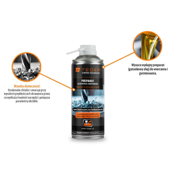 Preparat do wiercenia i gwintowania 400 ml / TEGER-30951
