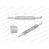 Tłumik okrągły 1140mm 5kg C-360 INOX WARYŃSKI-31003