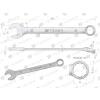 Klucz płasko-oczkowy 22 mm / TEGER-31270
