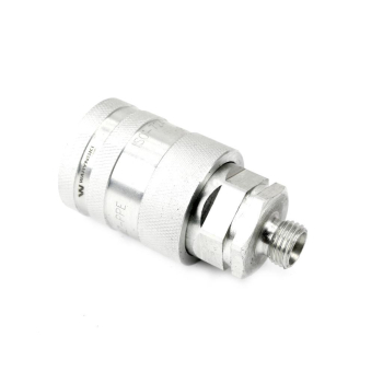 Szybkozłącze hydrauliczne gniazdo M14x1.5 gwint zewnętrzny EURO PUSH-PULL  (ISO 7241-A) z eliminatorem ciśnienia War