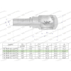 Zakucie hydrauliczne oczkowe RNR DN06 3/8